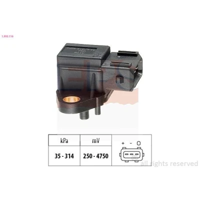 Abbildung von EPS 1.993.116 Luftdrucksensor, Höhenanpassung Made in Italy OE Equivalent BMW: 5 Touring, Limousine