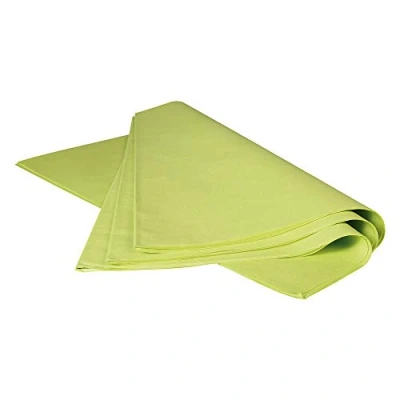Abbildung von Clairefontaine 393619C Ries (mit 480 Blatt Seidenpapier, 50 x 75 cm, 18 g/qm, ideal für Deko und Bastelprojekte) 1 grün