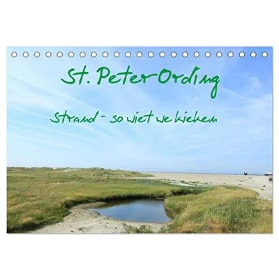 Abbildung von St. Peter Ording (Tischkalender 2025 DIN A5 quer), CALVENDO Monatskalender