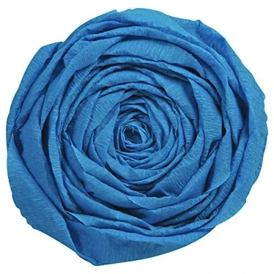 Abbildung von Clairefontaine 901057C Packung mit 10 Bögen Krepppapier, 2 x 0,5m, ideal für Schulaktivitäten, 1 Pack, petrol
