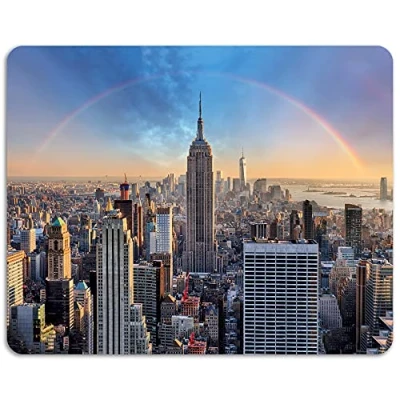 Abbildung von Edition Colibri Mousepad/Mauspad: New York, Qualitäts Mauspad 23 x 19 cm aus extrem reissfestem Spezialkautschuk mit stark haftender Unterseite für optimalen Halt (Motiv 160)