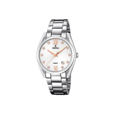 Abbildung von Festina Boyfriend Collection Uhr silvercoloured, Damen, Größe: One Size, Silver coloured