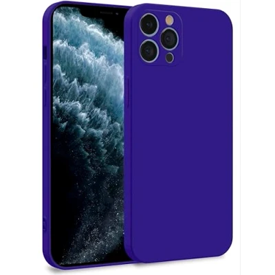 Abbildung von MyGadget Hülle für iPhone 11 Pro Zweilagige Handyhülle mit Kameraschutz Cover Innenfutter &amp; Silikon außen Dunkel Lila