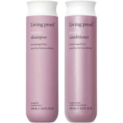 Abbildung von Living Proof Restore Shampoo and Condtioner Bundle for Damage Repair, Strengthening Shine
