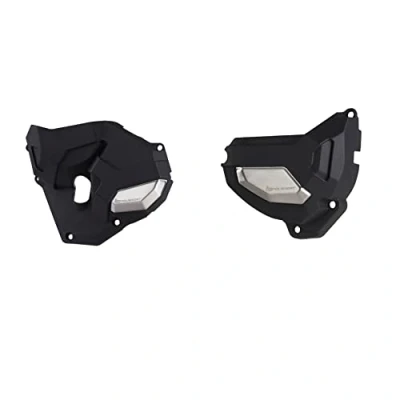 Abbildung von POLISPORT 91110 Motorabdeckungen Schutz Kit CBR650F/CB650F 14 20/CB650R/CBR650R 19 20 in Farbe Schwarz