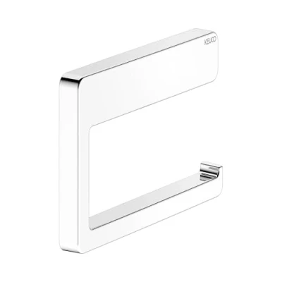 Abbildung von Keuco Toilettenpapierhalter Moll, aus Metall, Hochglanz verchromt, offene Form, WC Rollenhalter