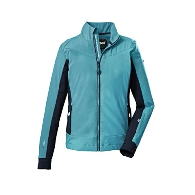 Abbildung von killtec Damen Softshelljacke mit Stehkragen KOW 102 WMN SFTSHLL JCKT, türkis, 44, 38592 000