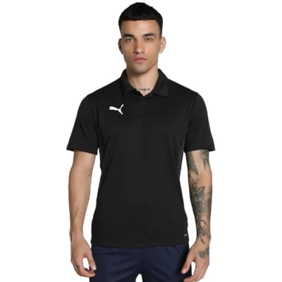 Abbildung von Puma Teamgoal Poloshirt, Herren, Größe: 3XL, Black/white/flat dark gray