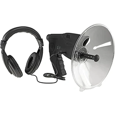 Abbildung von ChiliTec Richtmikrofon Parabol mit Kopfhörer Ø 26cm I max. 90m Reichweite
