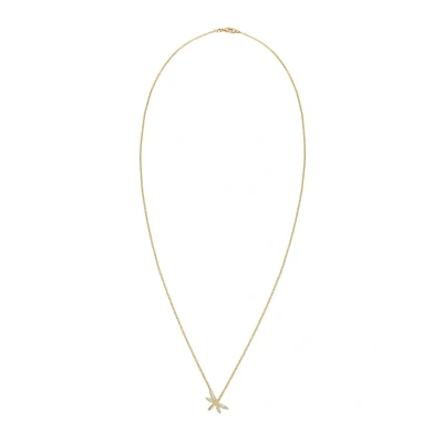 Abbildung von Elli Libelle Kristalle Halskette, Damen, Größe: 45, Gold