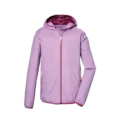 Abbildung von killtec Damen Funktionsjacke/Regenjacke mit Kapuze, packbar KOS 109 WMN JCKT, magenta, 44, 42955 000