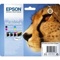 Abbildung von Epson T071 (C13T07154010) 4 farbig Druckerpatrone Multipack