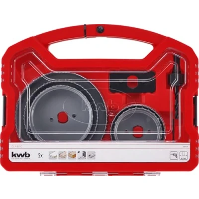 Abbildung von KWB Lochsäge Lochsägen Set, 109178, 67...127 mm, 8 teilig