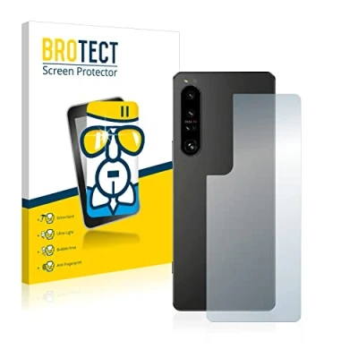 Abbildung von BROTECT Schutzglas für Sony Xperia 1 IV (Rückseite) Schutzfolie Panzer Folie Glas [Extrem Kratzfest 9H, Anti Fingerprint, Ultra Transparent]
