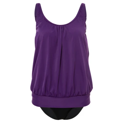 Abbildung von Lascana Tankini Classic SET Bikini, Damen, Größe: 48, Aubergine