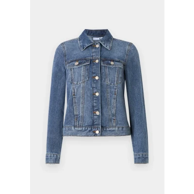 Abbildung von Vero Moda Zorica LS MIX NOOS Jeansjacke, Damen, Größe: Medium, Medium blue denim