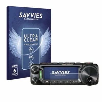 Abbildung von Savvies 6 Stück Schutzfolie für Yaesu FT 891 Displayschutz Folie Ultra Transparent