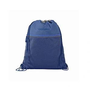 Abbildung von coocazoo Turnbeutel „All Blue, blau, mit Reißverschlussfach und Kordelzug, reflektierende Elemente, Schlaufen zur Befestigung am Schulrucksack, 10 Liter, ab der 3. Klasse
