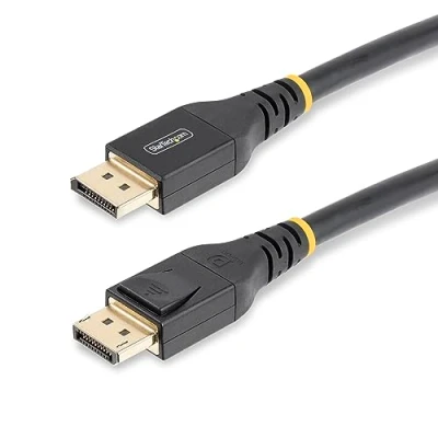 Abbildung von StarTech.com 7M Aktives Displayport Kabel 1.4 VESA Zertifiziert, 8K mit HBR3, HDR10, MST, DSC 1.2, HDCP 2.2, 60Hz, 4K 120Hz DP Kabel/Monitorkabel (DP14A CABLE)