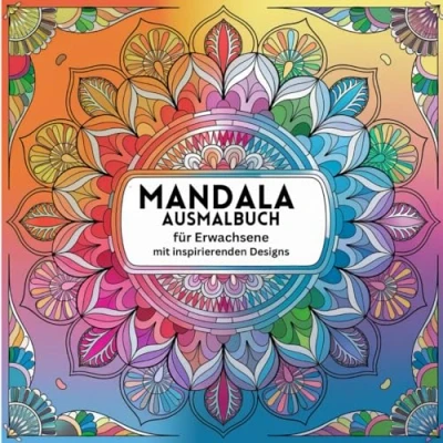 Abbildung von Mandala Ausmalbuch für Erwachsene mit inspirierenden Designs