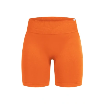 Abbildung von Smilodox Seamless Shorts Amaze PRO Blickdicht &amp; Invisible Scrunch Effekt Tights, Damen, Größe: XS, Orange