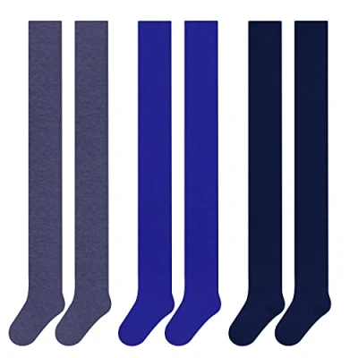 Abbildung von L&amp;K II 3er Pack Kinder Mädchen Jungen Strumpfhose Strickstrumpfhose mehrfarbig 2710L 146 152