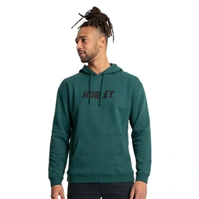 Abbildung von Hurley Herren Fastlane Solid Po Fleece Sweatshirt, Alpengrün, M