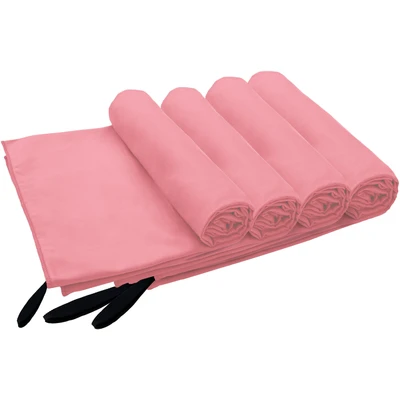 Abbildung von my home Handtuch Set Xavi, 4 x 70x140cm ideal als Sporthandtuch, Reisehandtuch, Strandtuch, Microfaser (Set, St), Serie und Set, sehr leicht, kompakt, schnelltrocknend, Mikrofaser