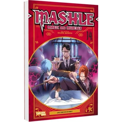 Abbildung von Mashle: Magic and Muscles 14: Witzige und verrückte Fantasy Action für Fans von Magie gestählten Muskeln!