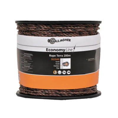 Abbildung von 200 m Gallagher Weidezaunseil EconomyLine Cord (terra)