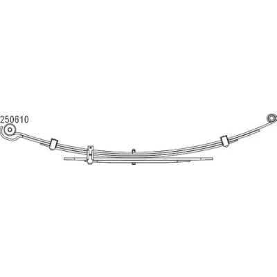 Abbildung von CS Germany 10.250.610.00 Blattfeder Hinterachse TOYOTA: HILUX 3 Pick up