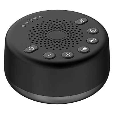Abbildung von Easysleep White Noise Machine Baby Weißes Räusche Einschlafhilfe für Kinder 25 Beruhigende Klänge 32 Lautstärken 5 Timer Memory Funktion (Adapter nicht inbegriffen)
