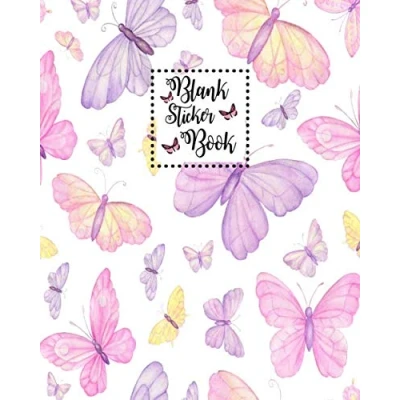 Abbildung von Blank Sticker Book: Butterfly Book For boys girls kids toddlers Activity drawing coloring Sketching Doodling,Blank ... (Blank Girls)