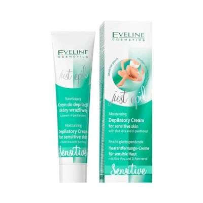 Abbildung von Eveline Cosmetics Just Epil Sensitive Haarentferung Feuchtigkeitscreme 125 ml