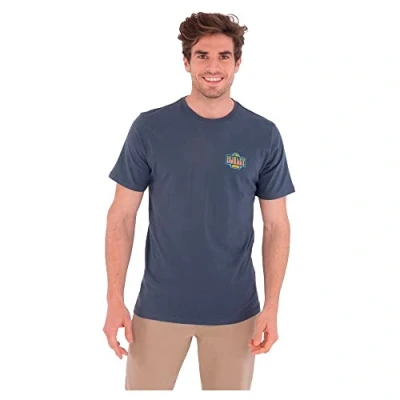 Abbildung von Hurley Herren Evd Wash Reflection Tee Ss T Shirt, Monsoon Blau, S