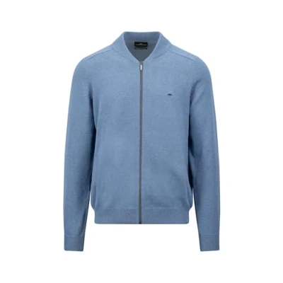 Abbildung von Fynch Hatton Strickjacke, Herren, Größe: XXL, Hellblau