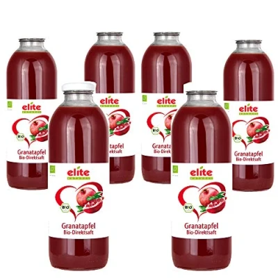 Abbildung von Elite Naturel Bio Granatapfel 100% Direktsaft, 6x 700 ml