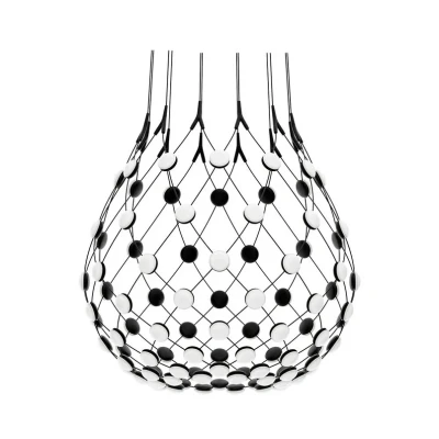 Abbildung von Luceplan Mesh LED Hängelampe Ø 80cm 1m Abhängung