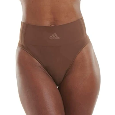 Abbildung von Adidas Sports Underwear Damen Thong Tangahöschen PantyString, Toasted Mocha, XL