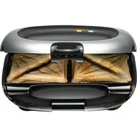 Abbildung von Rommelsbacher Sandwichmaker &quot;ST 1000&quot;, 950 W, für 2 American XL Toasts (ca. 12 x cm)