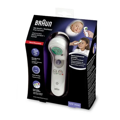 Abbildung von 0 Braun Thermometer NTF 3000 infrared notouch (NTF3000WE)