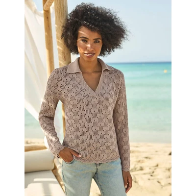 Abbildung von heine Strickpullover Ajourpullover