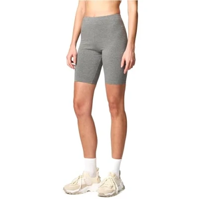 Abbildung von Merry Style Damen Sport Leggings kurz Sportleggings Radlerhose Sporthose aus Baumwolle MS10 200 (Mittel Melange,L)