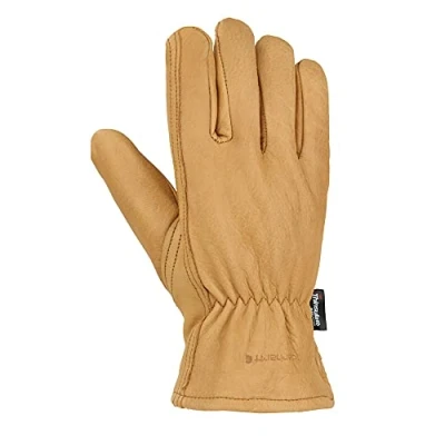 Abbildung von Carhartt Herren Isolierter System 5 Driver Arbeitshandschuh Handschuhe für kaltes Wetter, braun, S