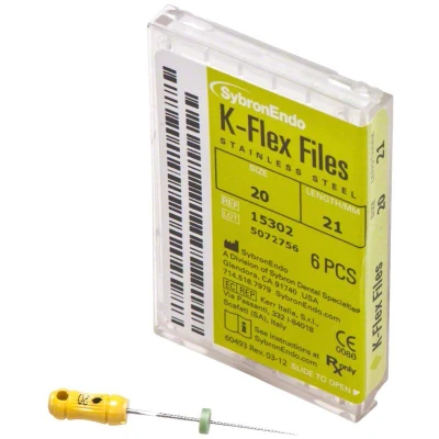 Abbildung von K Flex Feilen 21mm ISO 020 gelb 6
