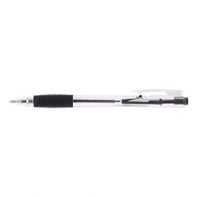 Abbildung von D.RECT 311 Kugelschreiber mit Ergonomischer Griff für Büro und Haushalt Strichstärke Bequemer Ballograf 0,7mm Schwarz 50 Stück