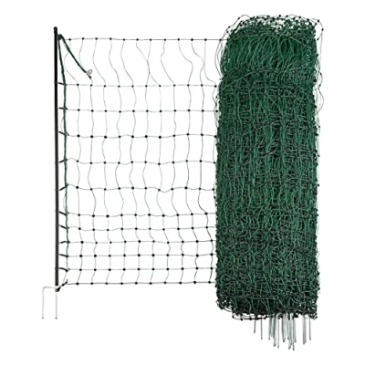 Abbildung von Kerbl Geflügelnetz Doppelspitz Leitend Grün 15m 106cm