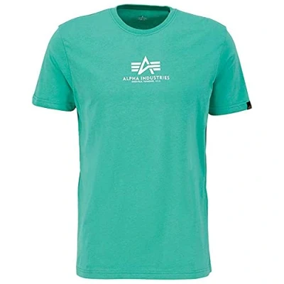 Abbildung von ALPHA INDUSTRIES Herren Basic T Ml Shirt, Grün (Atomic Green), M