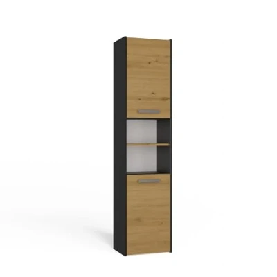 Abbildung von ibonto Hochschrank Platzsparender Badezimmerschrank Wasserfest