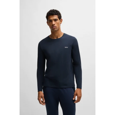 Abbildung von BOSS MIX&amp;MATCH Nachtwäsche Shirt, Herren, Größe: Medium, Dark blue three
